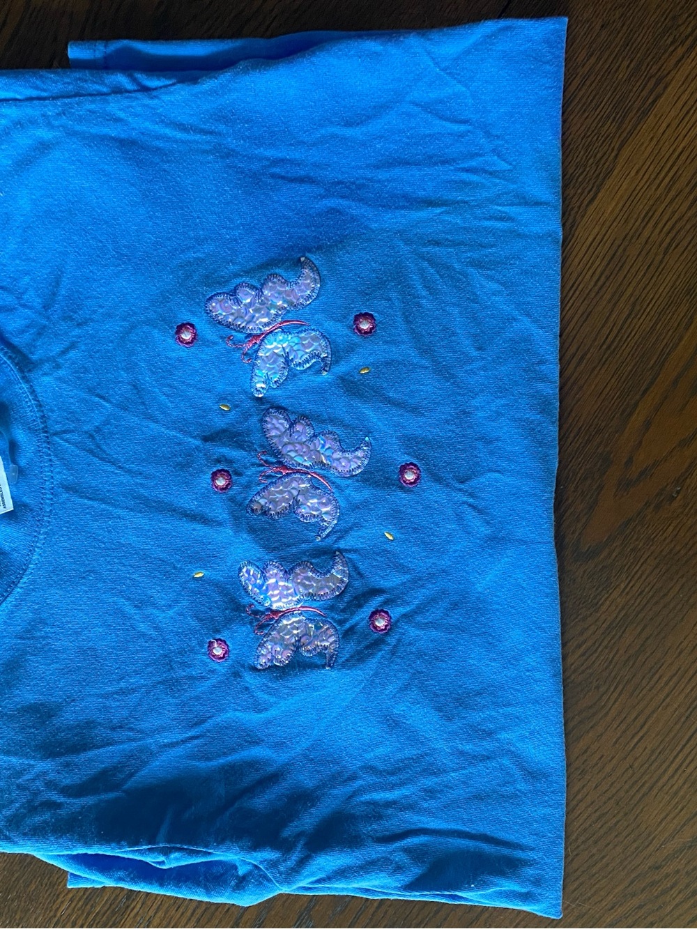 Y2K vintage made in USA butterfly t shirt